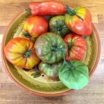 Fresh local produce used in vegan cooking courses in France